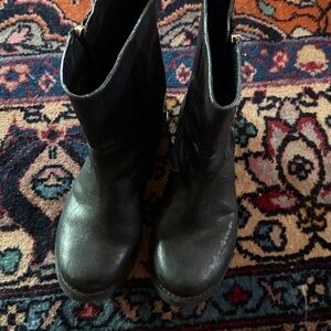 Tory Burch black leather boots